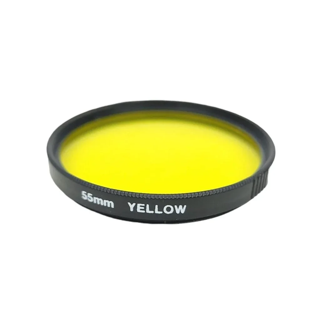 CPC Phase 2 55mm Yellow Camera Lens Filter Optical Glass Screw On Case Box Japan